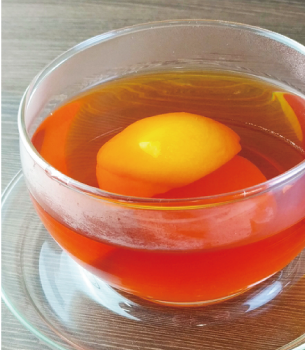 黄桃 紅茶に