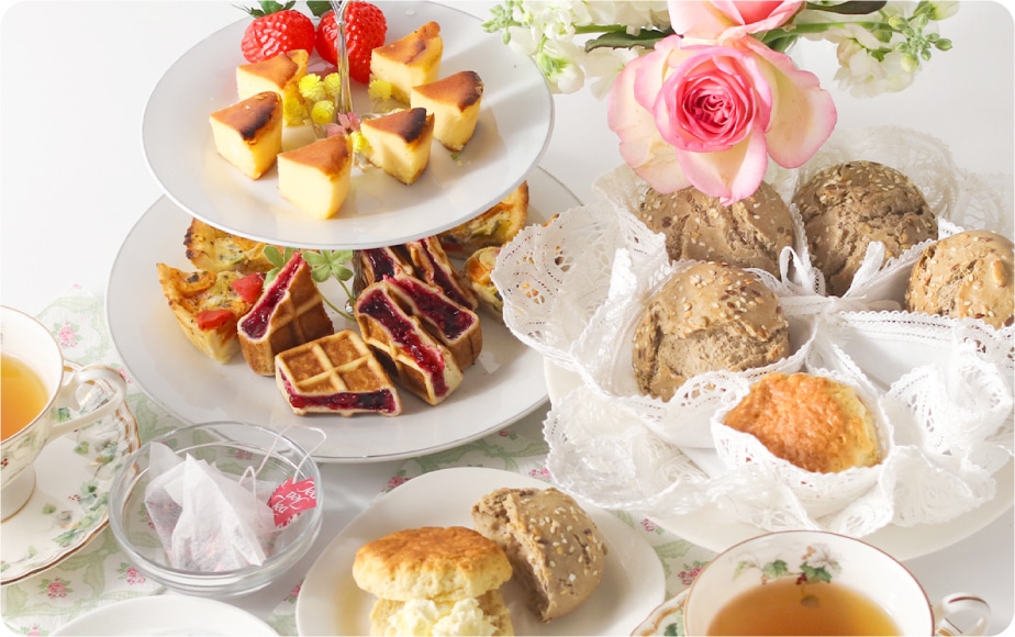 春のアフタヌーンティーセット