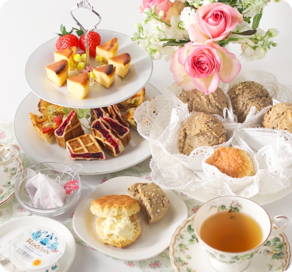 春のアフタヌーンティーセット