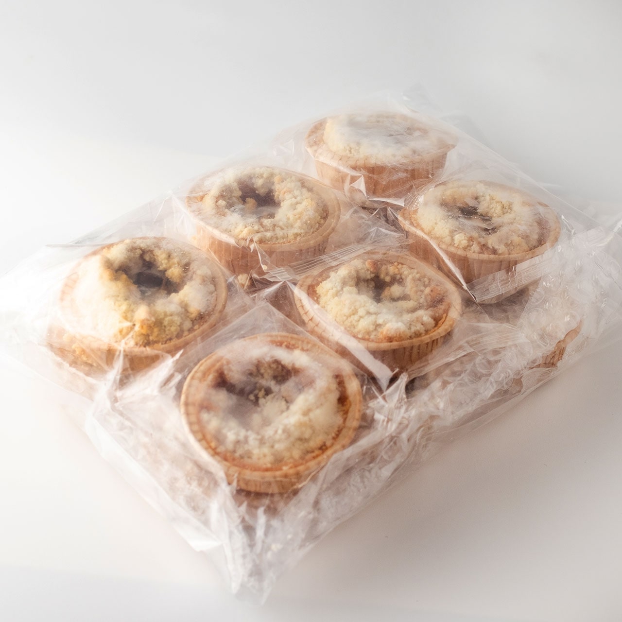 ザクっと食感クランブルのアップルシナモンミニタルト 12個入り