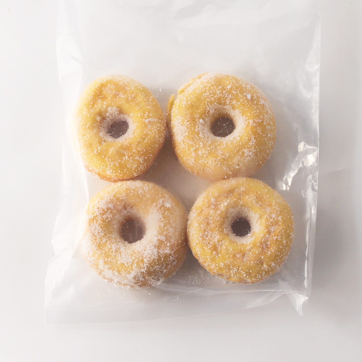 ふわもち食感 ミニドーナツ シュガー ベルギー産 4個入り