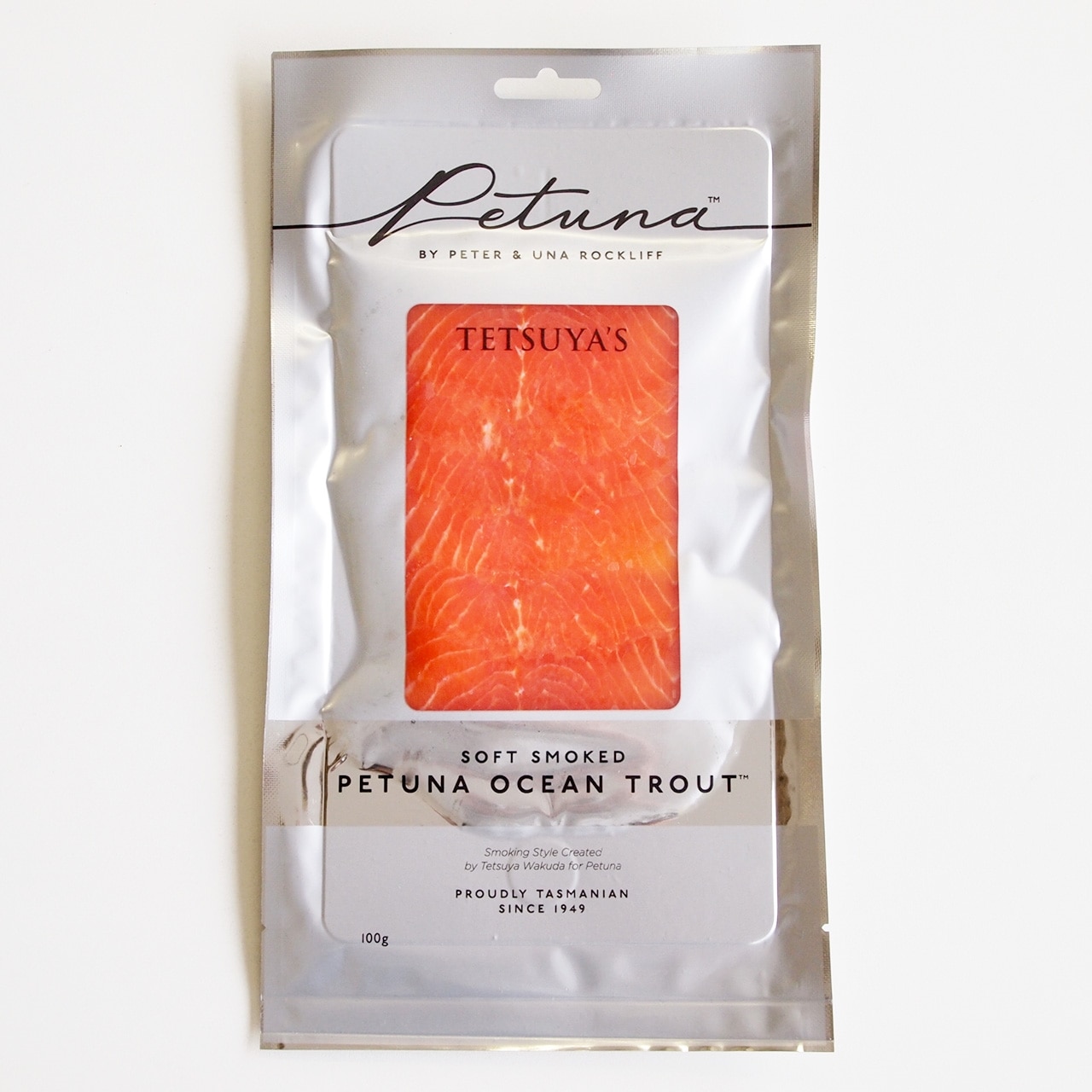 Tetsuya S タスマニア産 ソフトスモーク オーシャン トラウト 100g シーフード エスカルゴ 美味しい通販サイト ダイニングプラス 公式サイト 通販