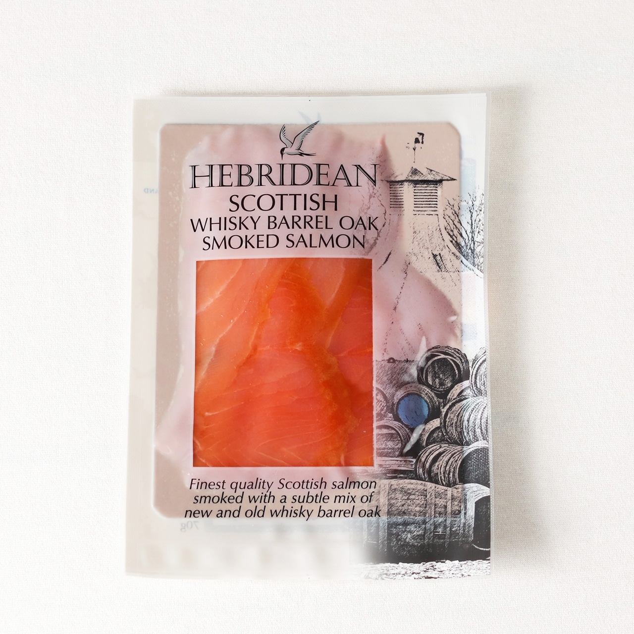 【お買い得】英国王室御用達 オーク樽で燻したスモークサーモン