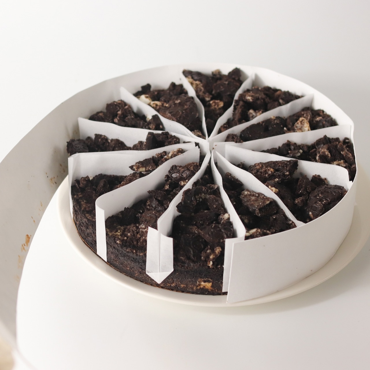 （業）6台 クッキー＆クリーム ニューヨーク チーズケーキ （直径約20cm 12カット）