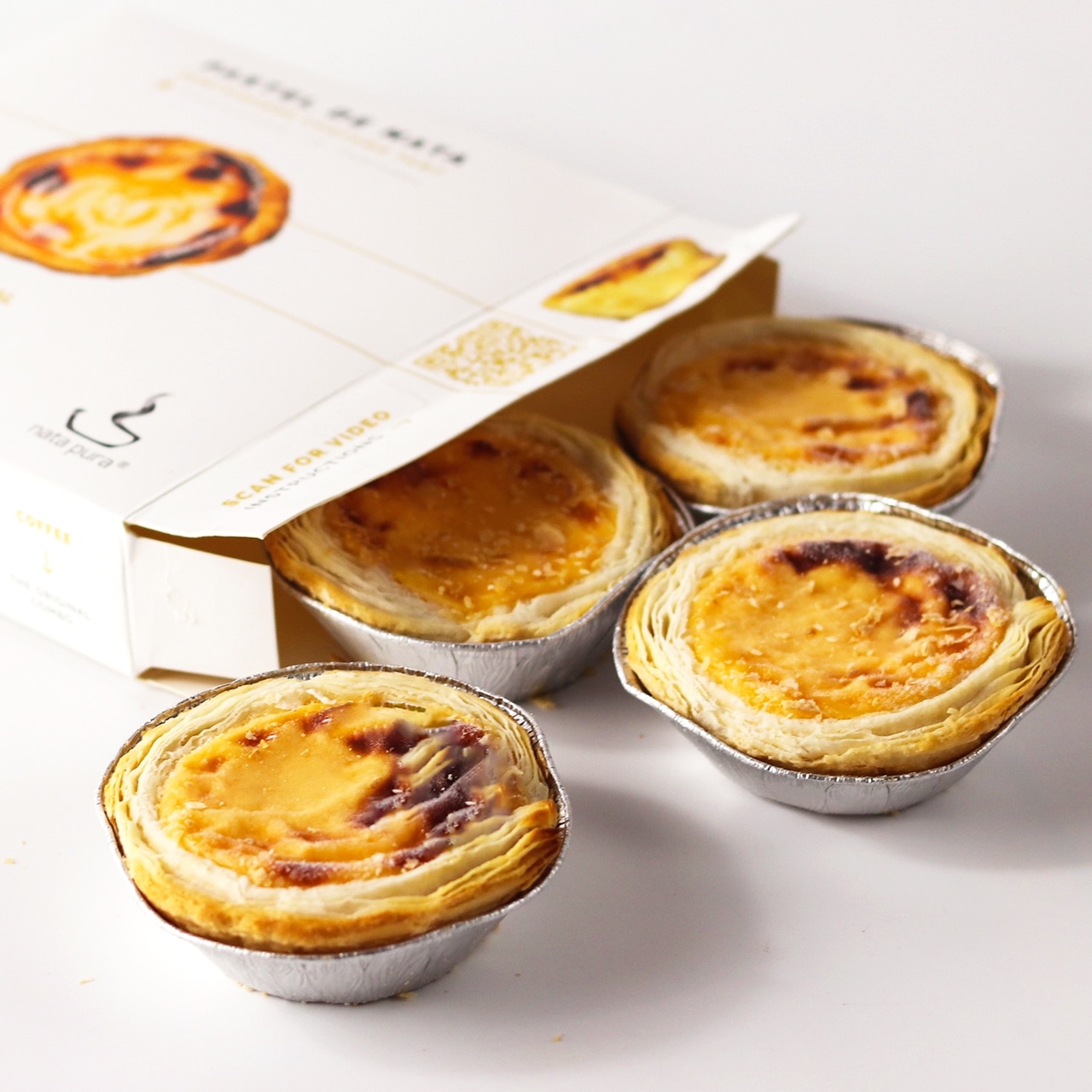 濃厚なめらか食感のエッグタルト（パステル・デ・ナタ）