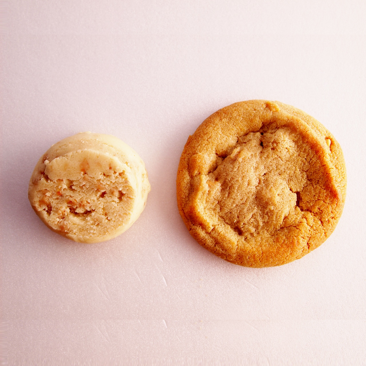 【在庫限り】7個入り 焼くだけ冷凍クッキー生地 ピーナッツバター