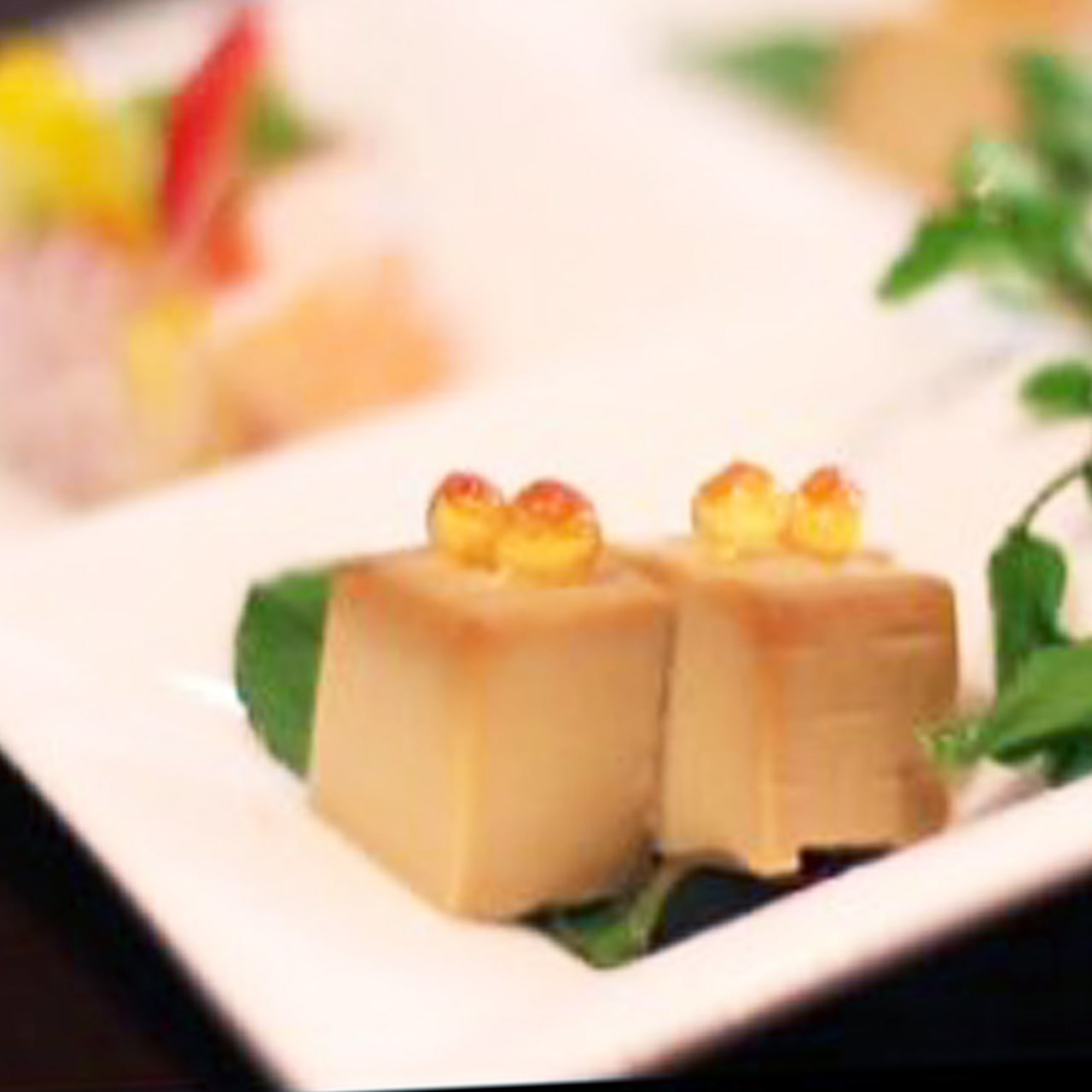 豆腐のおつまみフォアグラ風（さんしょう味）