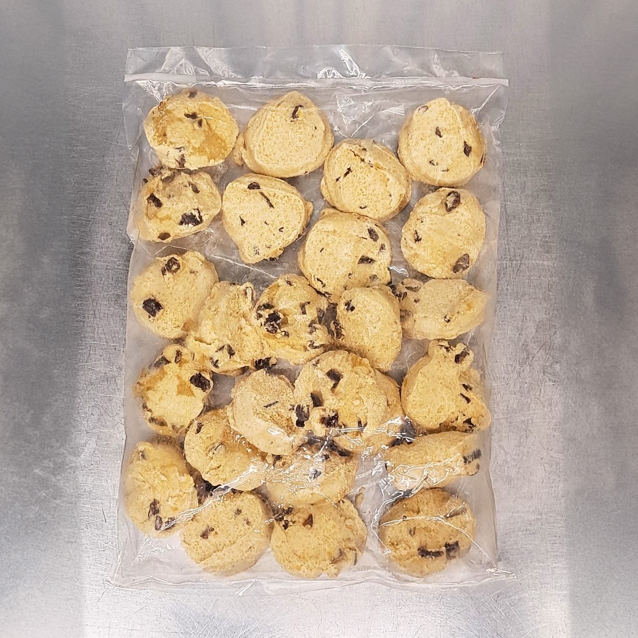 【25枚】チョコチップ 焼くだけ ソフトクッキー生地（アメリカンホームメイドタイプ）