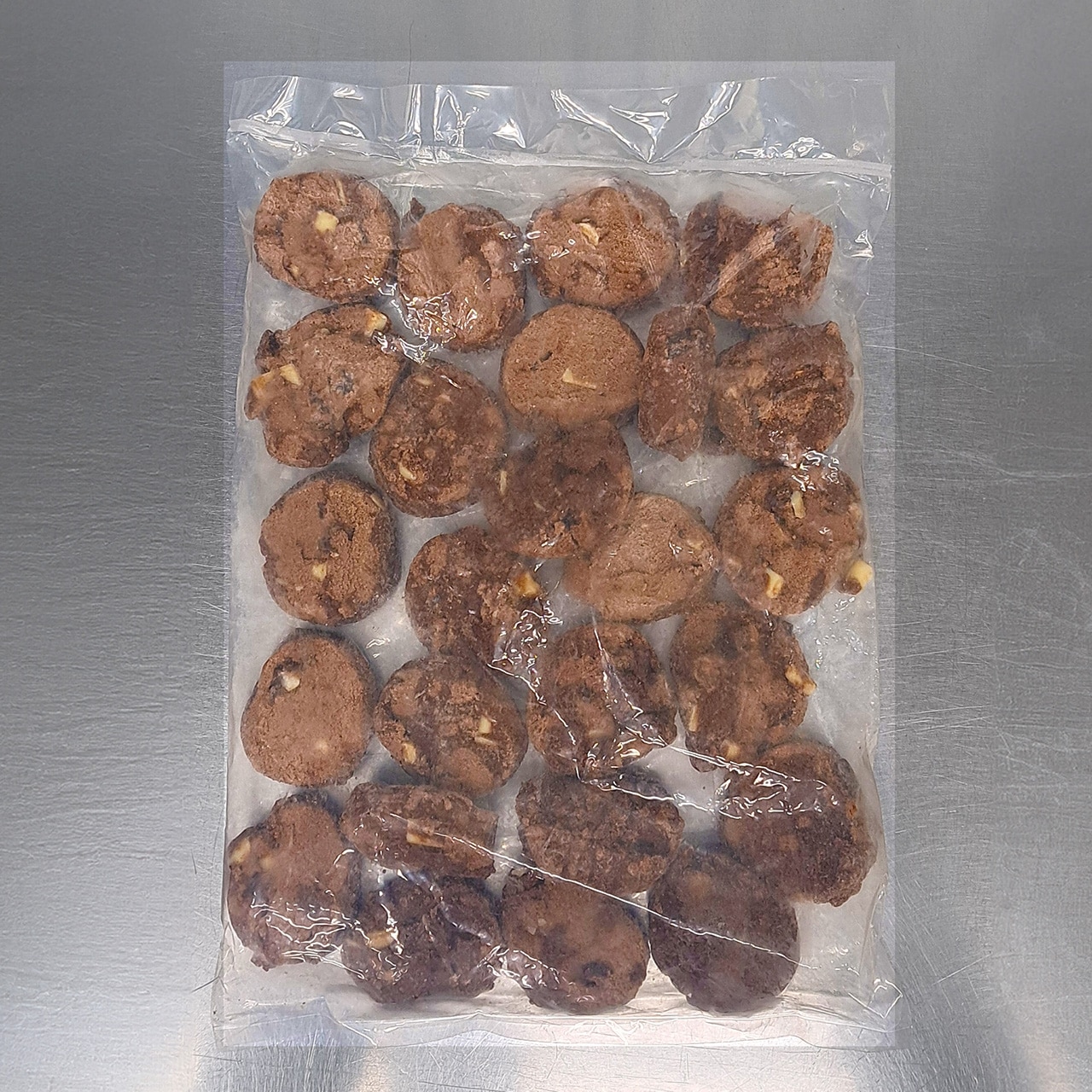 【25枚】チョコ＆ミルク 焼くだけ ソフトクッキー生地（アメリカンホームメイドタイプ）