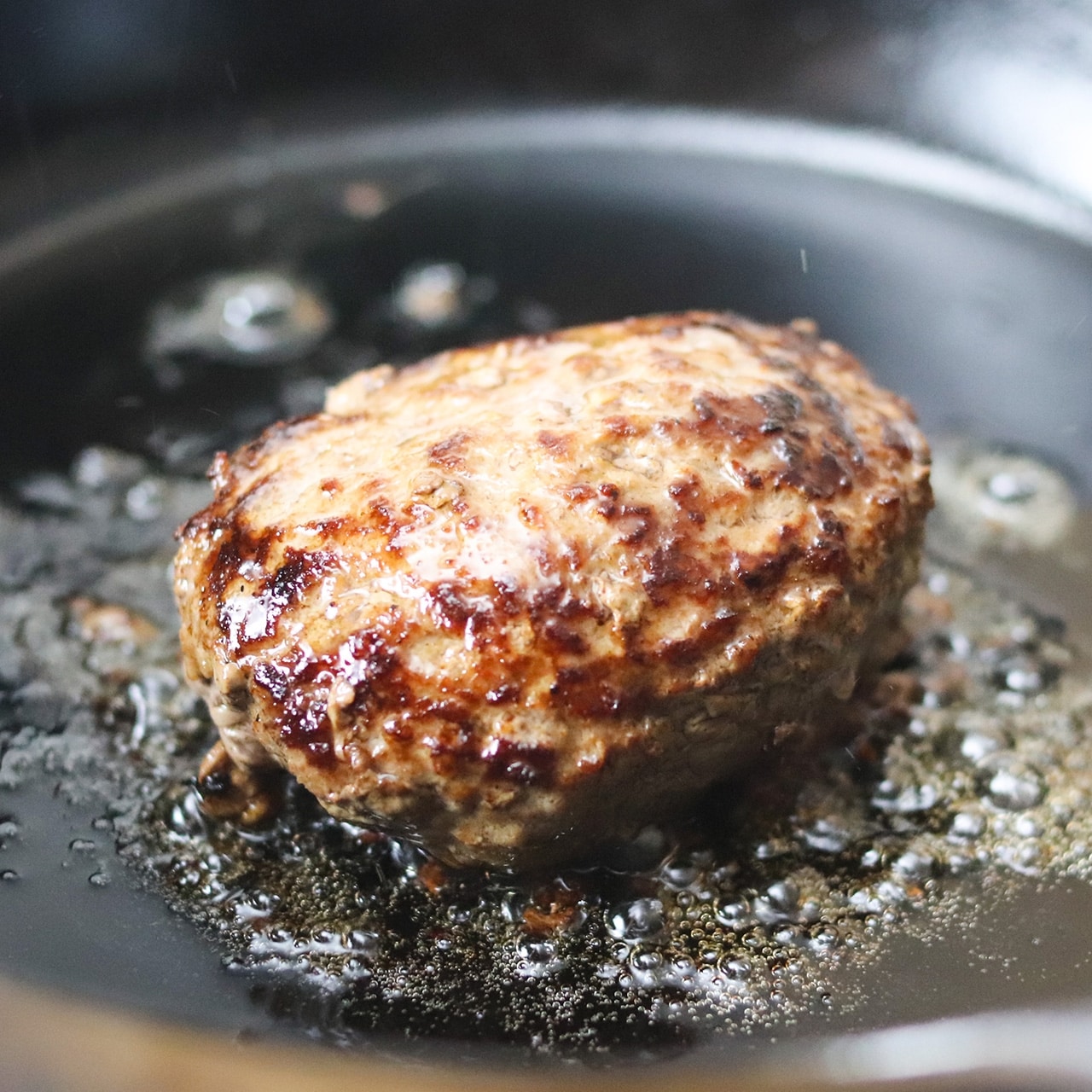 【3個入】お塩で食べたい！はなが牛100％ ハンバーグステーキ