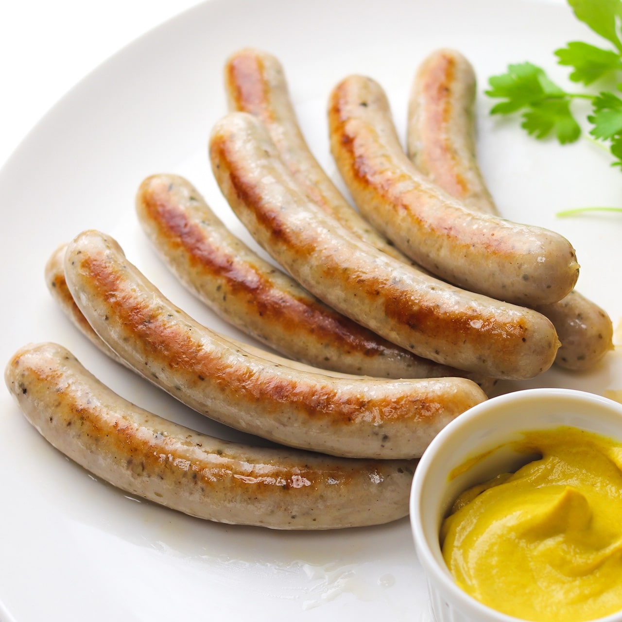 【８パックおまとめ】  ハーブ香るブラートヴルスト ドイツ職人の細挽き 焼きソーセージ