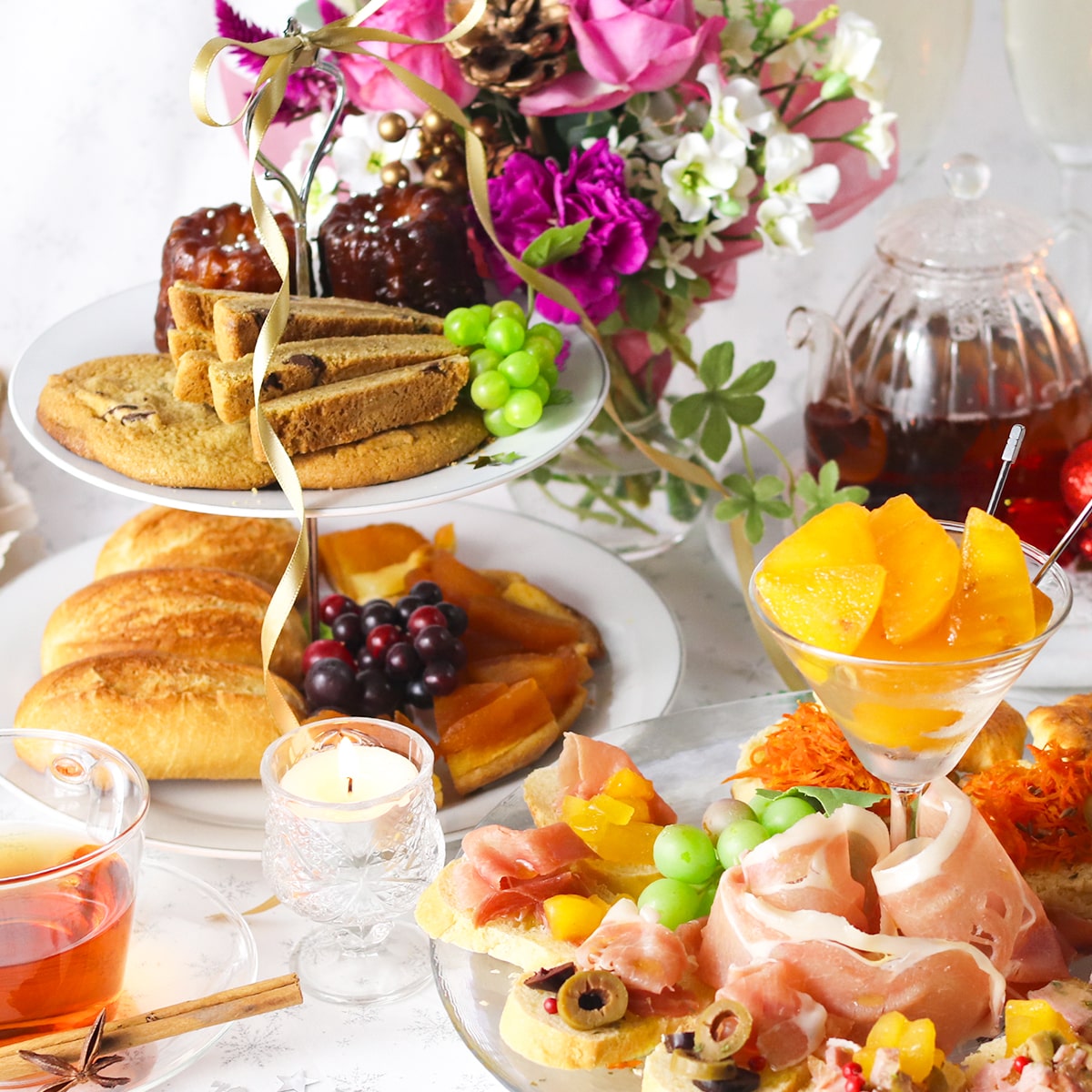 《期間限定》優雅な冬のアフタヌーンティーセット