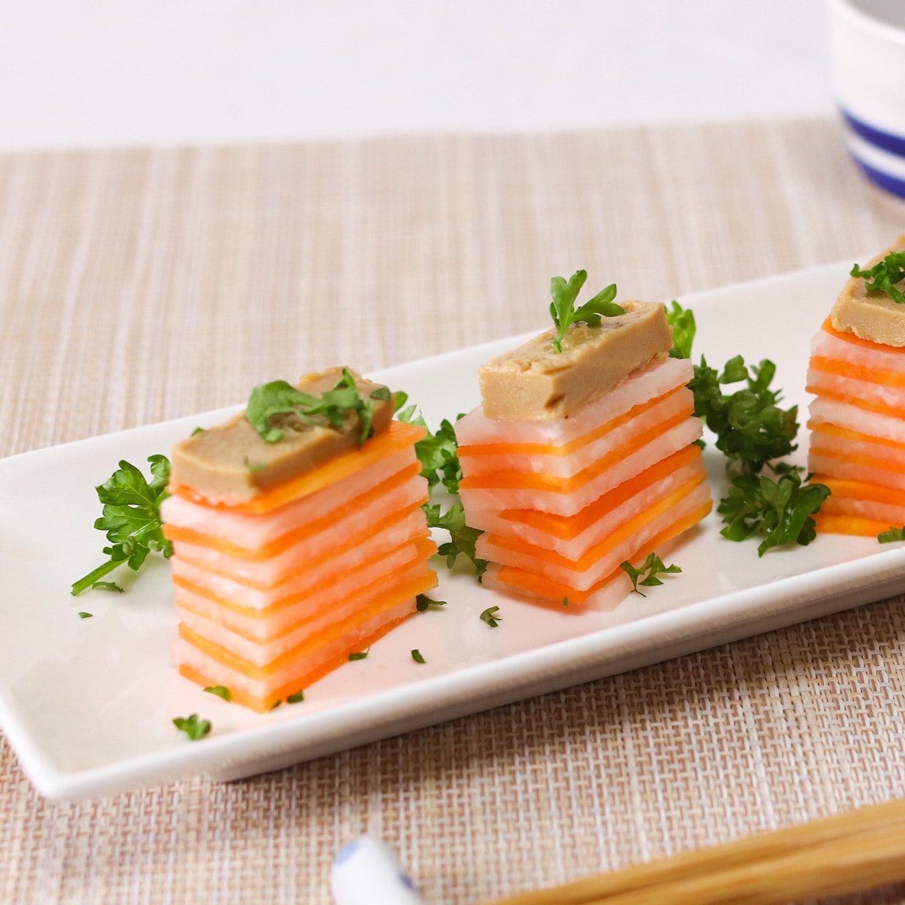 豆腐のおつまみフォアグラ風（しょうが味）