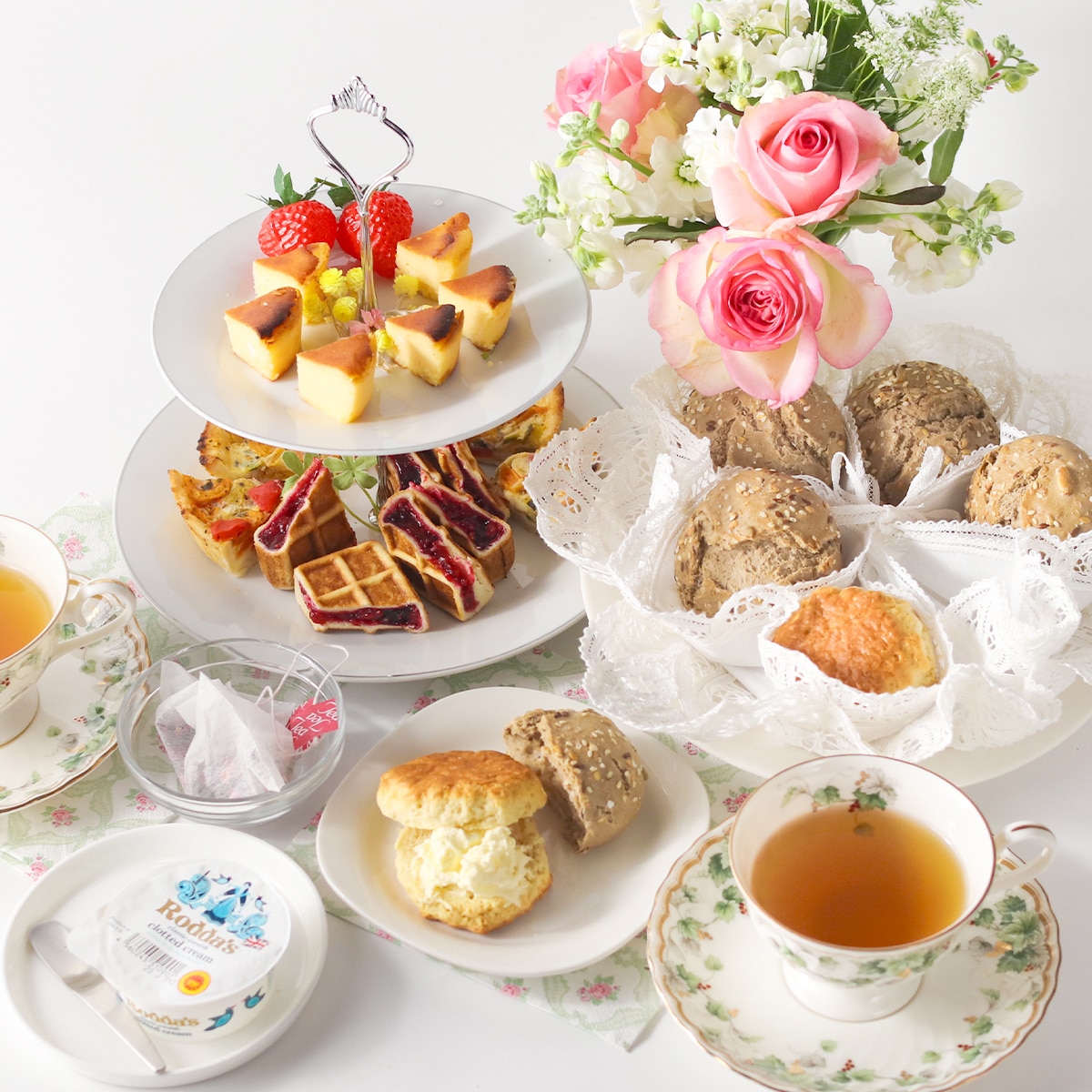 期間限定》優雅な春のアフタヌーンティーセット: セットなど｜上質食品