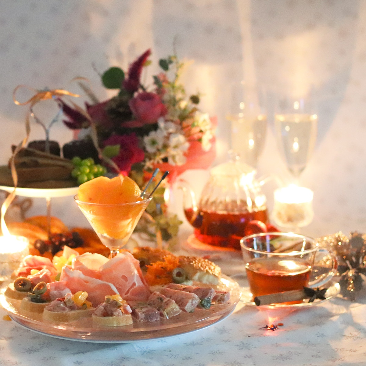 《期間限定》優雅な冬のアフタヌーンティーセット