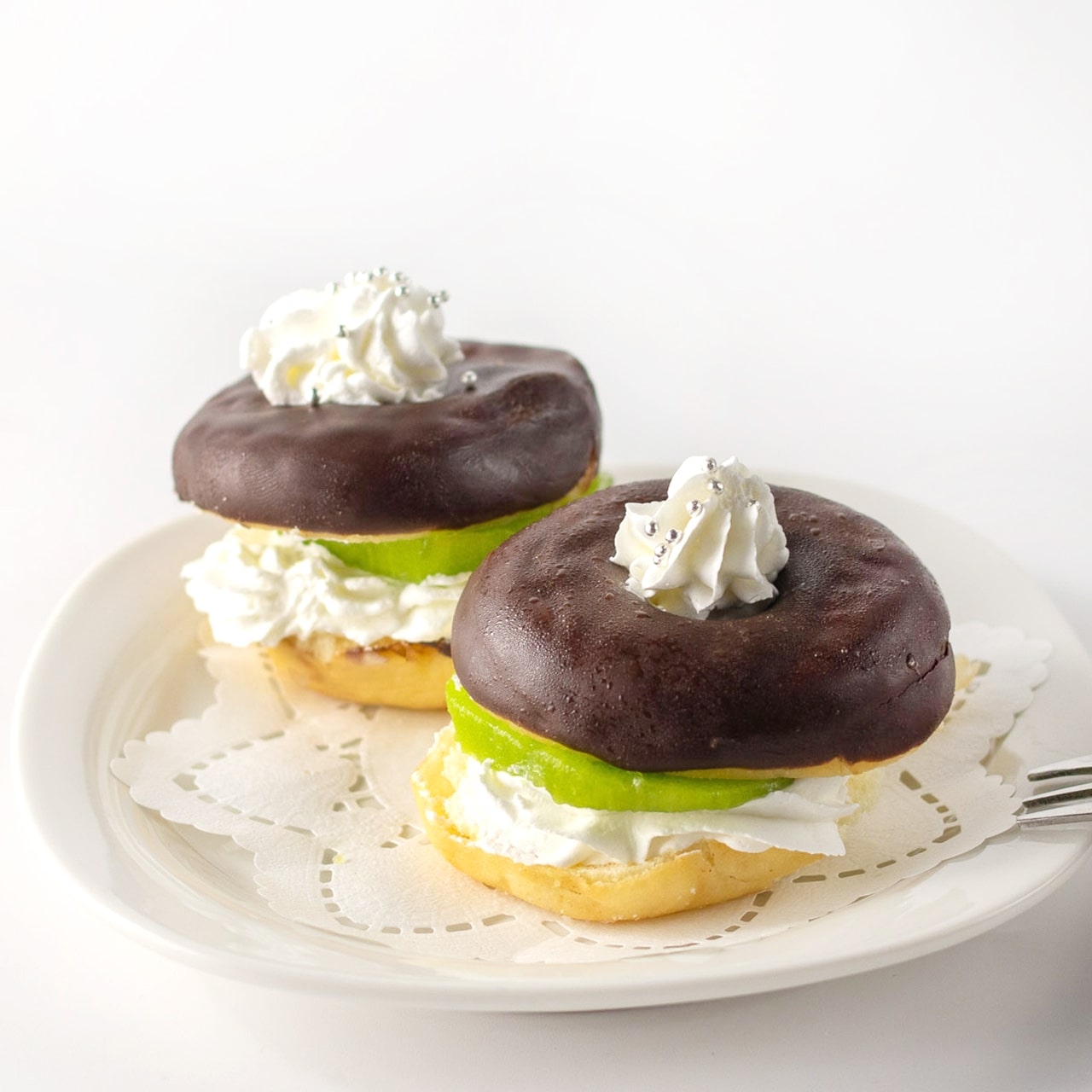ふわもち食感 ミニドーナツ チョコレート ベルギー産 4個入り