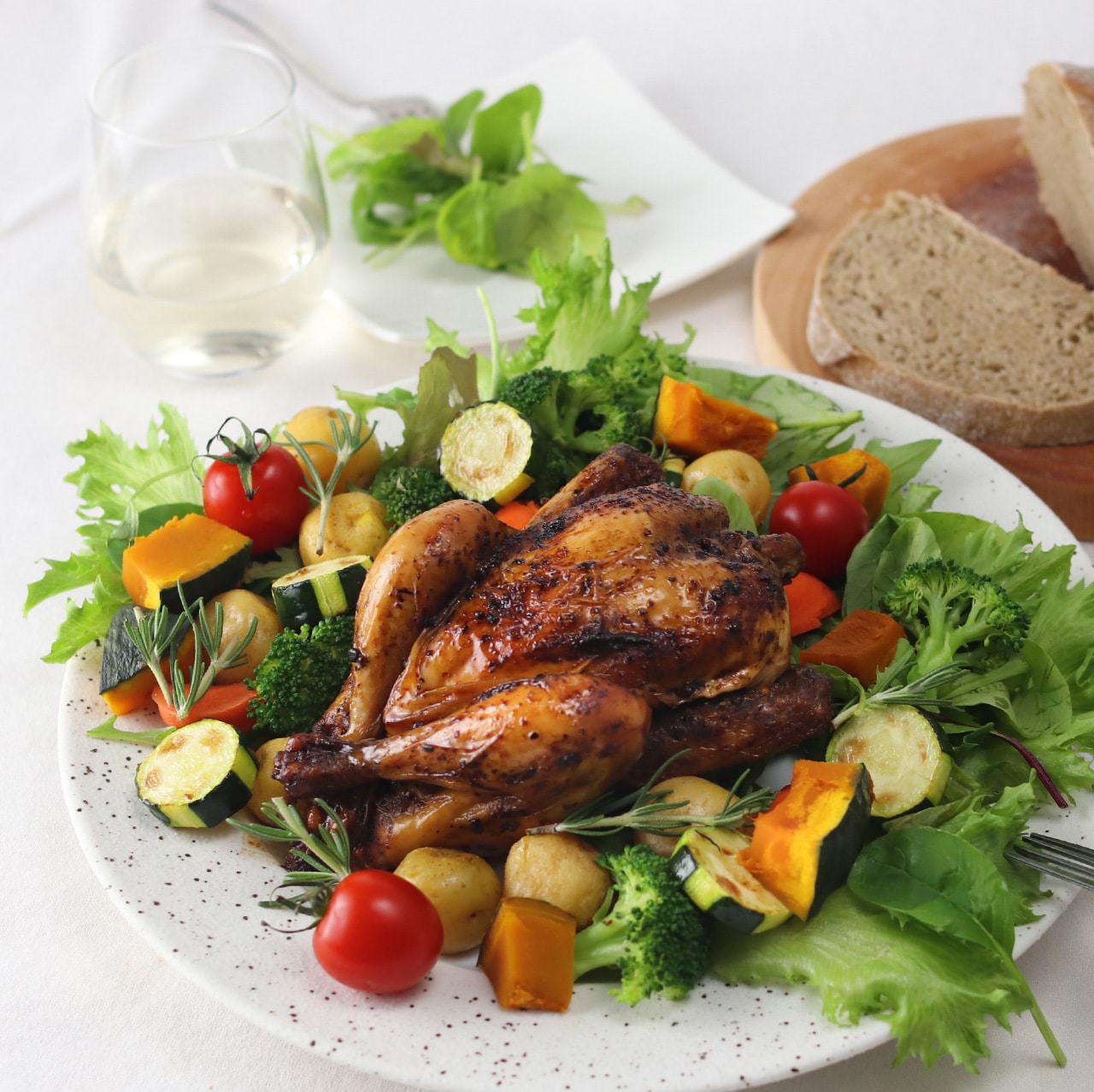 【限定入荷】温めるだけ!ローストチキン L(スペイン産ひなどり・丸鶏)