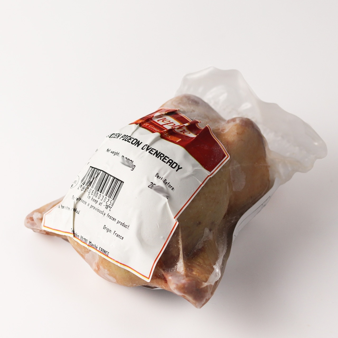 【限定入荷】フランス産　仔鳩肉（ 丸 頭無 モツ抜/ピジョノーPAC）