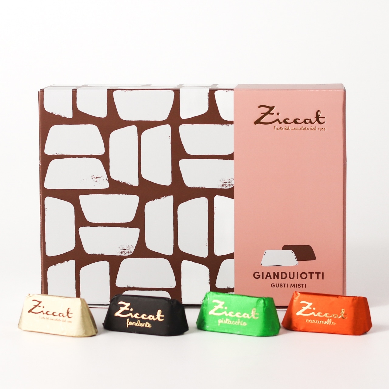 美食の街トリノの贅沢ジャンドゥーヤ(チョコレート)4種×10個