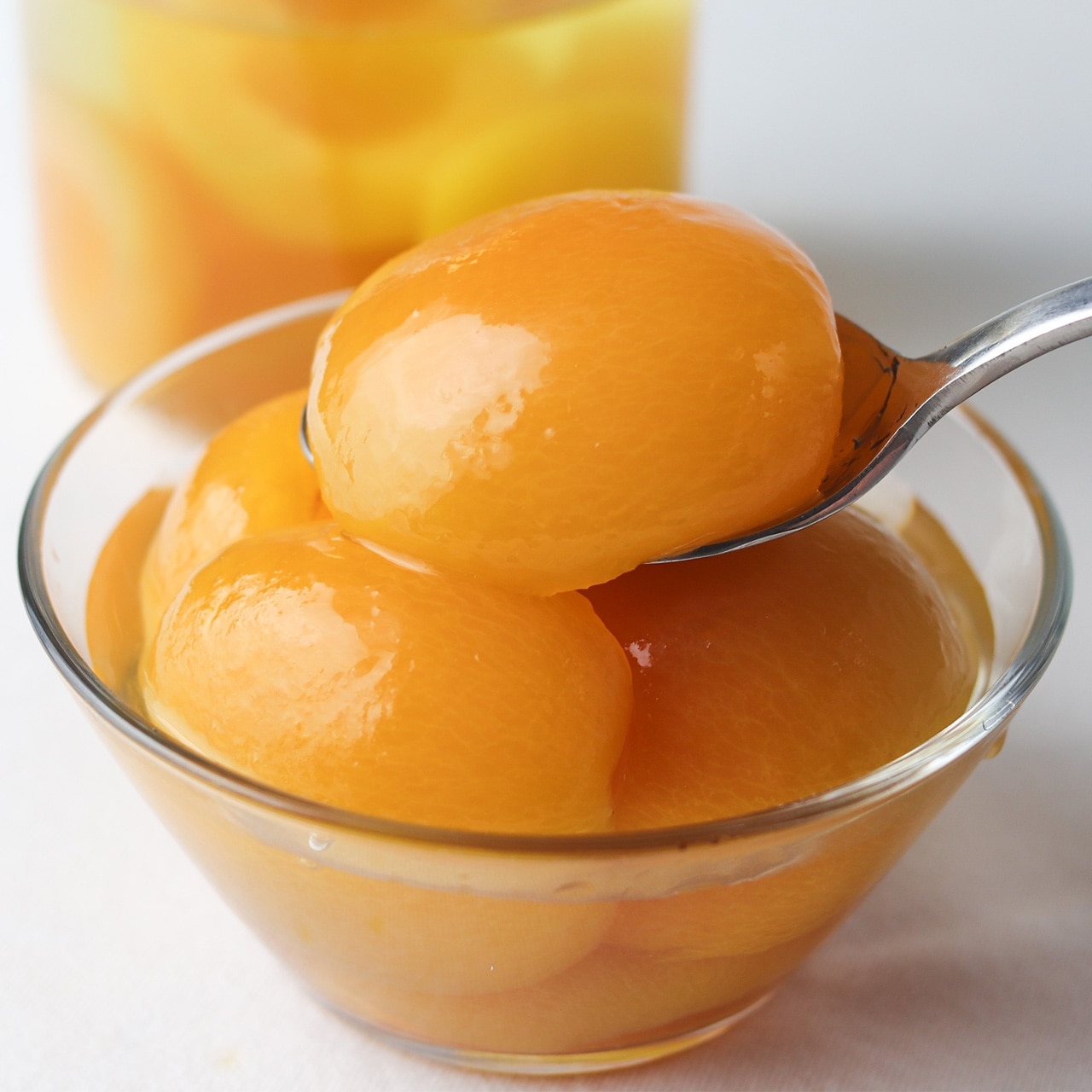 【お買い得】 あんずのシロップ漬け(瓶詰) 550g