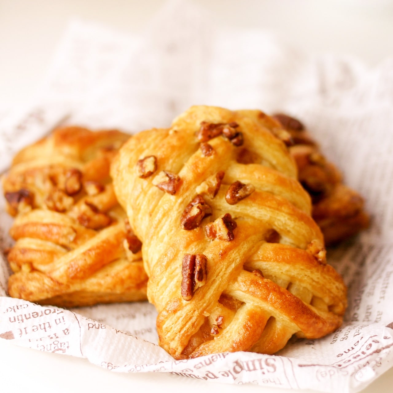 【お買い得・5個】 ミニ メープルピーカン デニッシュ 焼くだけ