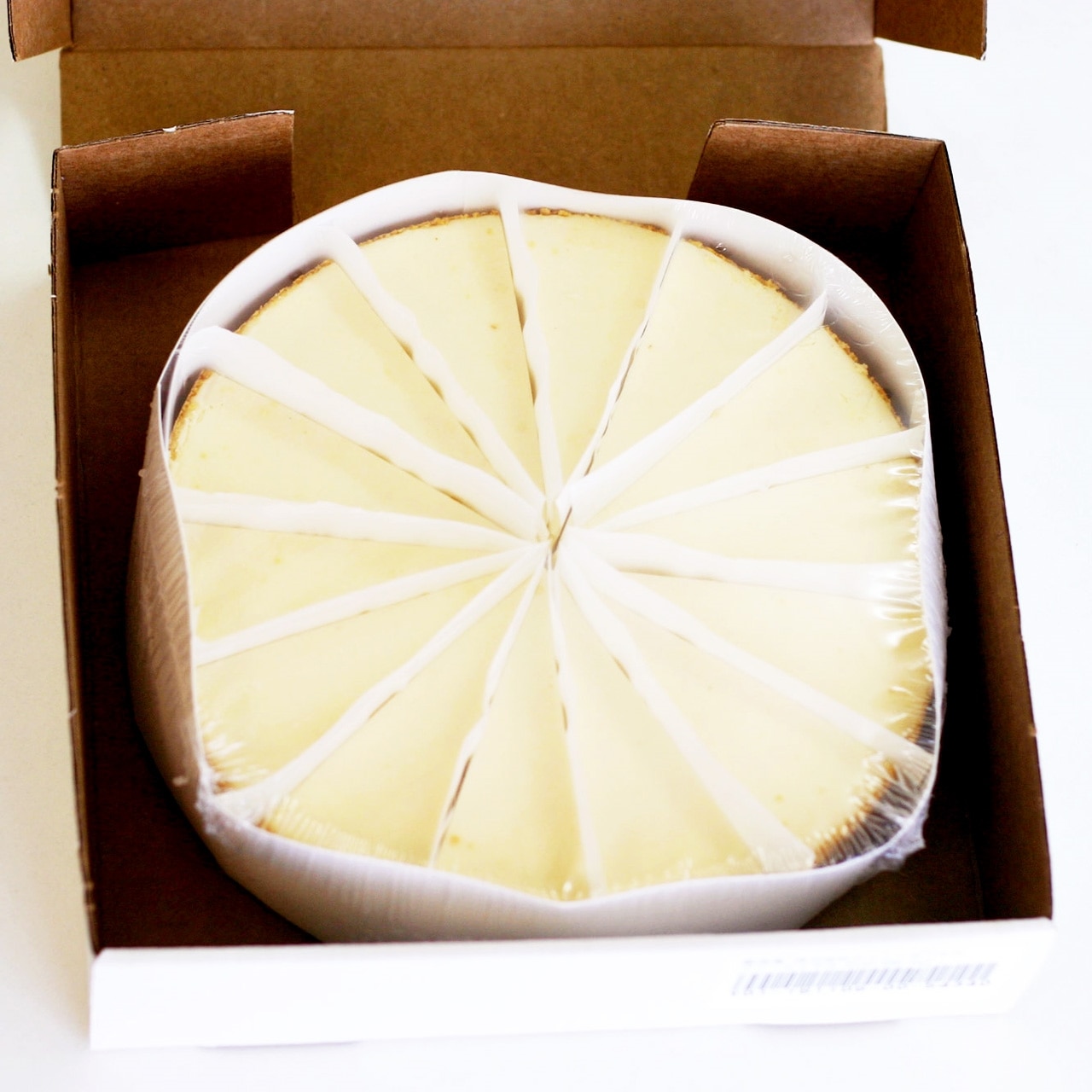 【在庫限り】（業）ニューヨーク チーズケーキ プレーン (直径約 20cm  14カット) 6個