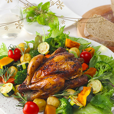 【限定入荷】温めるだけ！ローストチキン L（スペイン産ひなどり・丸鶏）