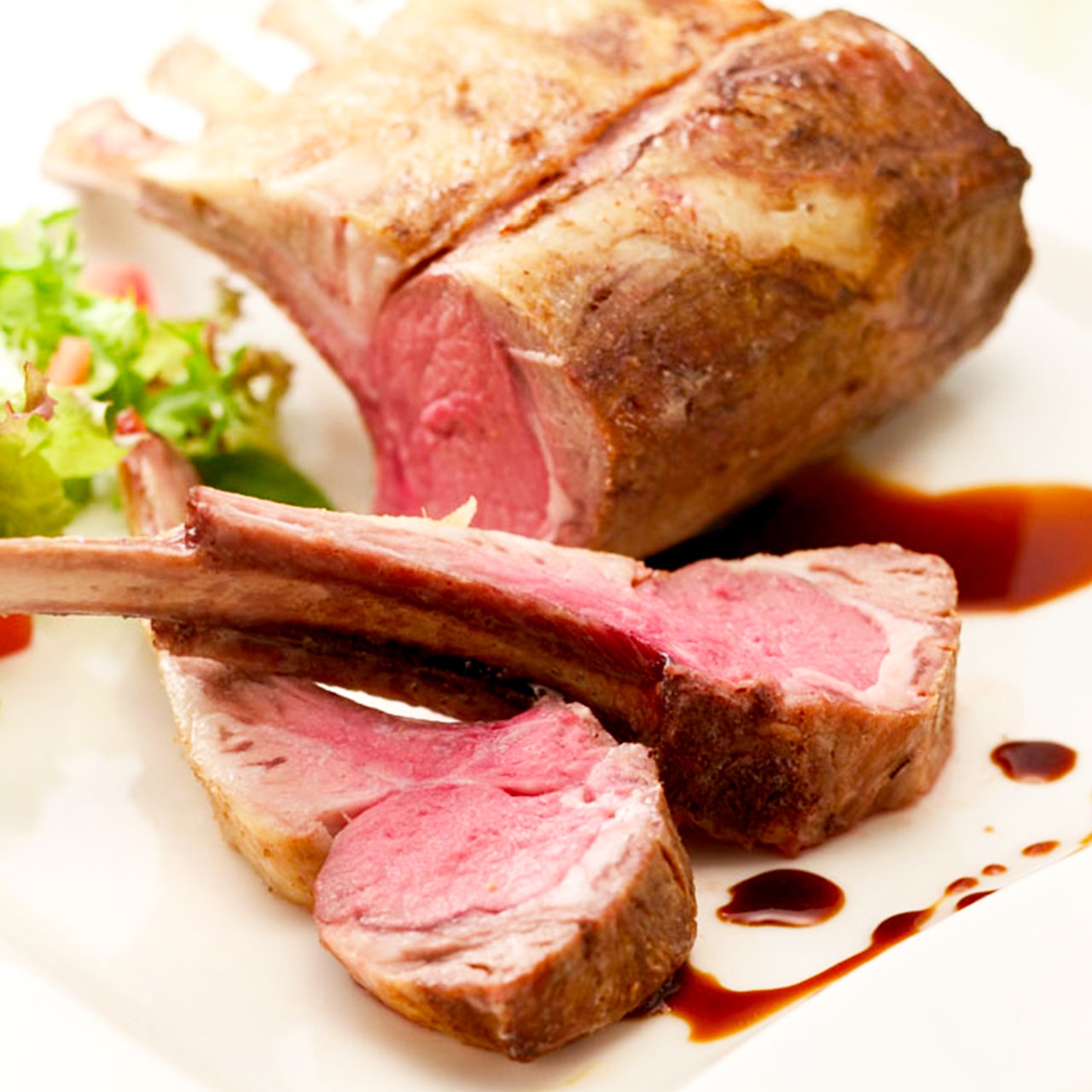 ラム フレンチラック 1Kg台 （ラムチョップ・背脂なし）