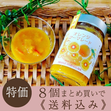 特価【送料込み】爽やかオレンジマーマレード8個セット