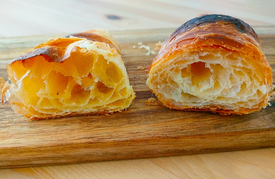 ブログ おうちで焼きたてクロワッサン！2種類を食べ比べしてみました