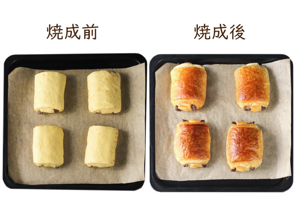 焼き上がり断面