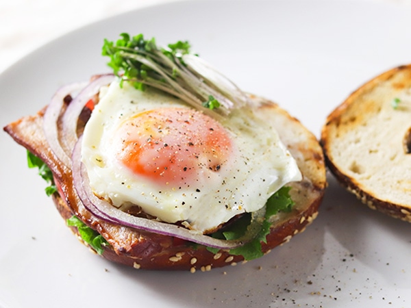 プレッツェルベーグルカット