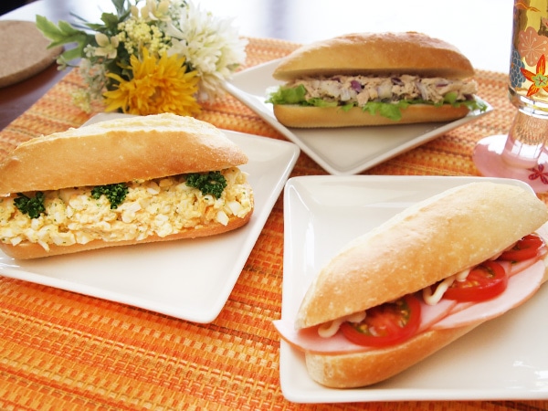 サンドイッチにも手ごろなサイズのシンプルパン