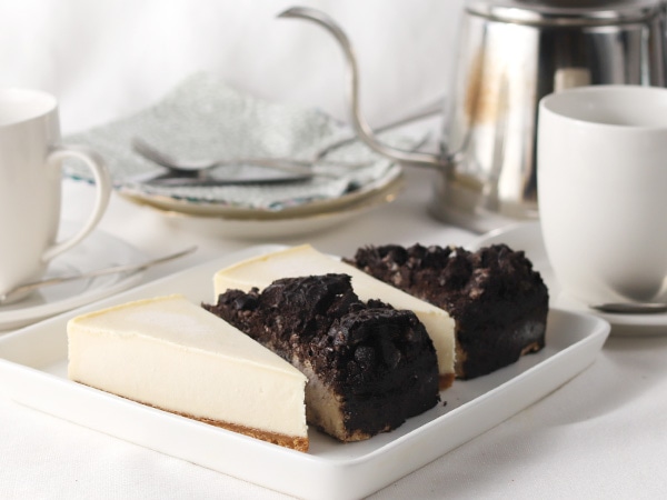 ニューヨークチーズケーキプレーンとクッキー＆クリ―ム