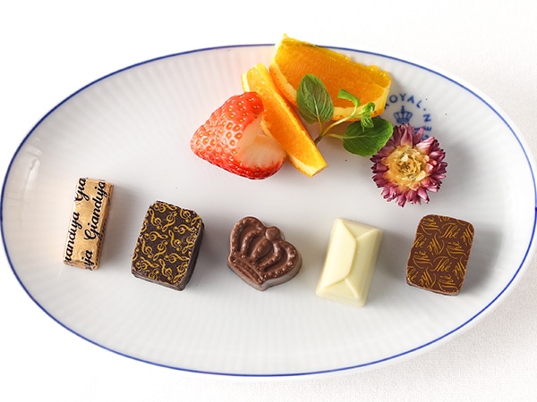 プラリーヌとフルーツ