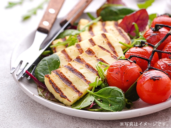 パンケーキにばバーベナの花