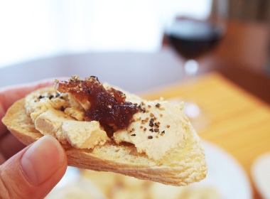 いちじくジャムのせ