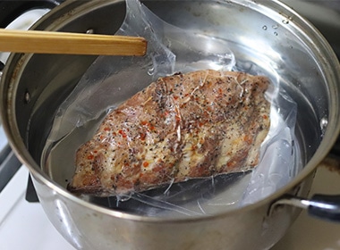 湯せんであたため