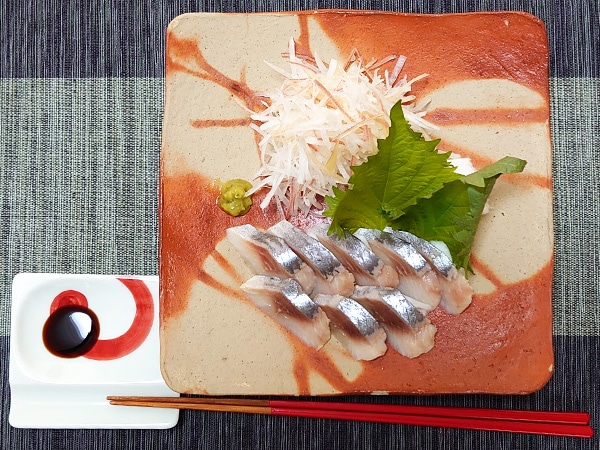 解凍後そのままお醤油で