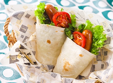 ラップサンドのソースに