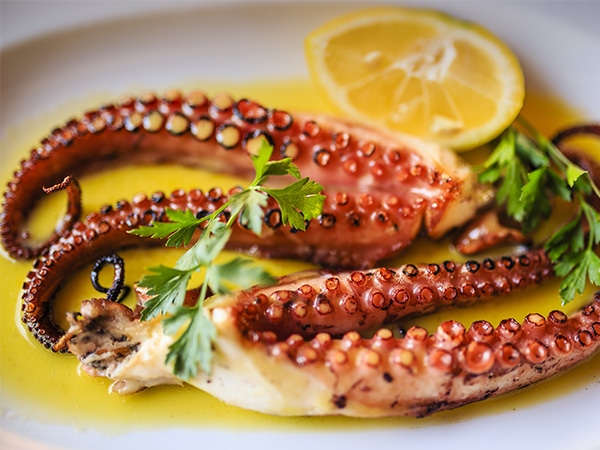 タコのカルパッチョ