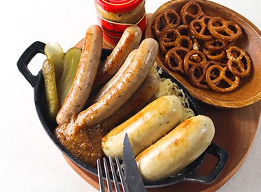 焼きソーセージにも