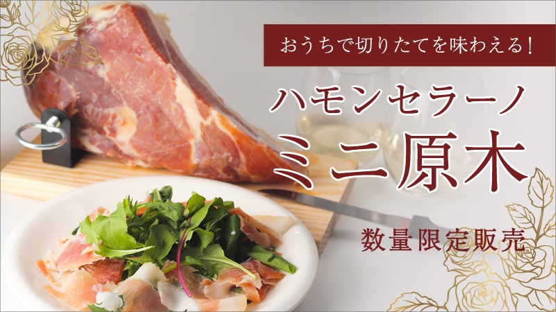 ミニ原木ハモンセラーノ
