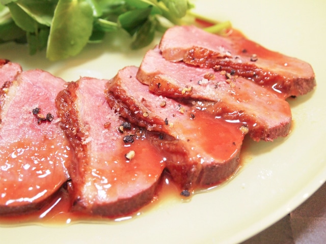 鴨のローストオレンジソース